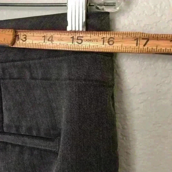 Worthington Petite Modern Fit Career Gray Straight Leg Pants Women 10 Petite - Picture 8 of 9